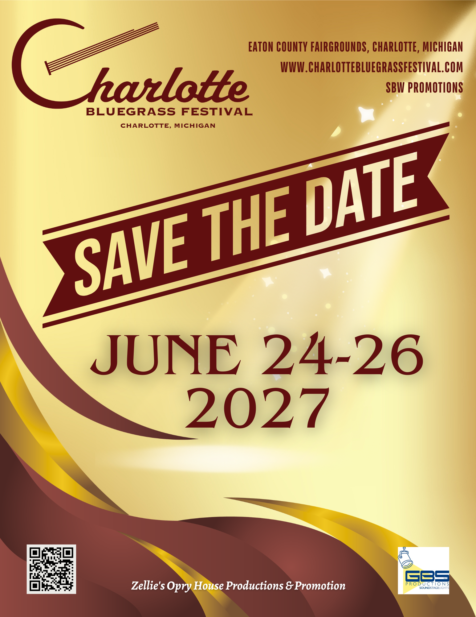Charlotte Bluegrass Festival artwork